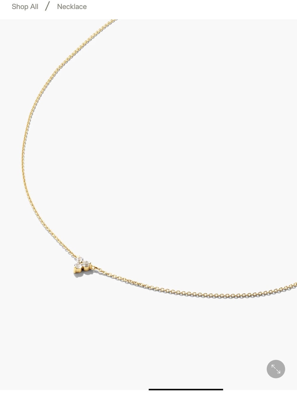 Mejuri Lotus Necklace - Picture 2 of 12